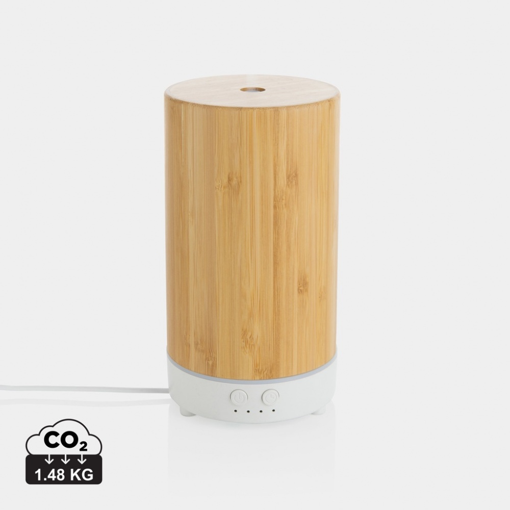 Logotrade promotional merchandise picture of: RCS recycled plastic and bamboo aroma diffuser